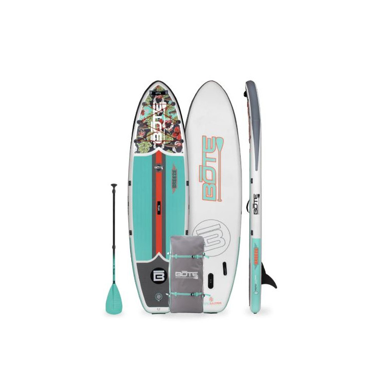Bote Breeze Aero Inflatable 10'8" SUP Stand Up Paddleboard with Paddle - Image 5